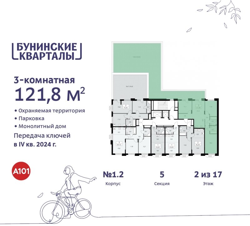 Объект по адресу Москва г, Сосенское п, Куприна пр-кт, д. 2