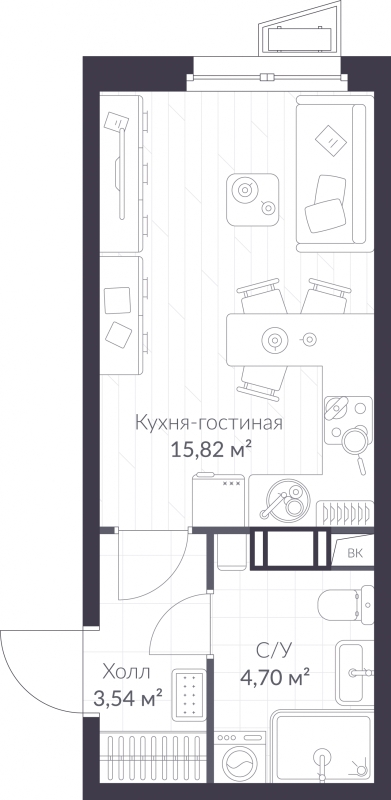 Объект по адресу Ленинградская обл, Всеволожский р-н, Сертолово-1 мкр, Дмитрия Кожемякина ул, д. 6