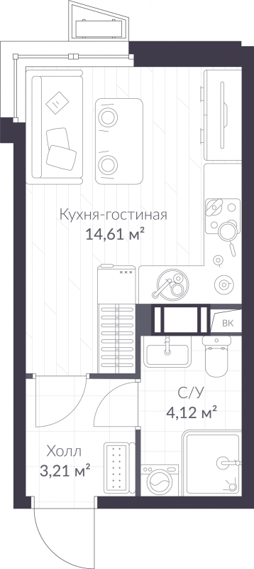 Объект по адресу Ленинградская обл, Всеволожский р-н, Сертолово-1 мкр, Дмитрия Кожемякина ул, д. 8