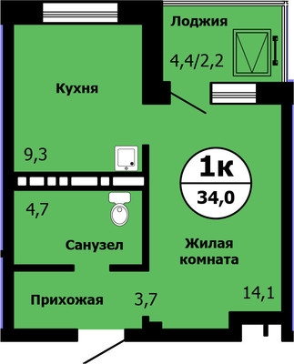 Объект по адресу Красноярский край, Свердловский р-н, Лесников ул, д. 2