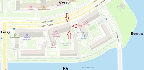 Объект по адресу Санкт-Петербург г, Героев пр-кт, д. 32