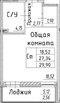 Объект по адресу Ленинградская обл, Всеволожский р-н, Бугры п, Шекспира ул, д. 1к2