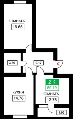Объект по адресу Краснодарский край, им. лётчика Позднякова ул, д. 2к4