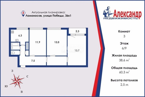 Объект по адресу Санкт-Петербург г, Победы ул, д. 36к1