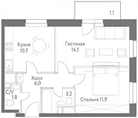 Объект по адресу Москва г, Невельского проезд, д. 1к4