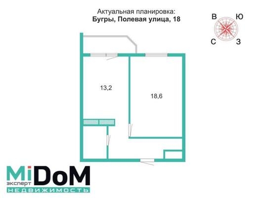 Объект по адресу Ленинградская обл, Всеволожский р-н, Бугры п, Полевая ул, д. 18