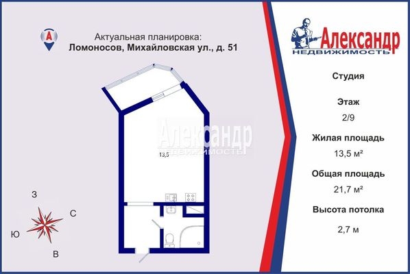 Объект по адресу Санкт-Петербург г, Михайловская ул, д. 51